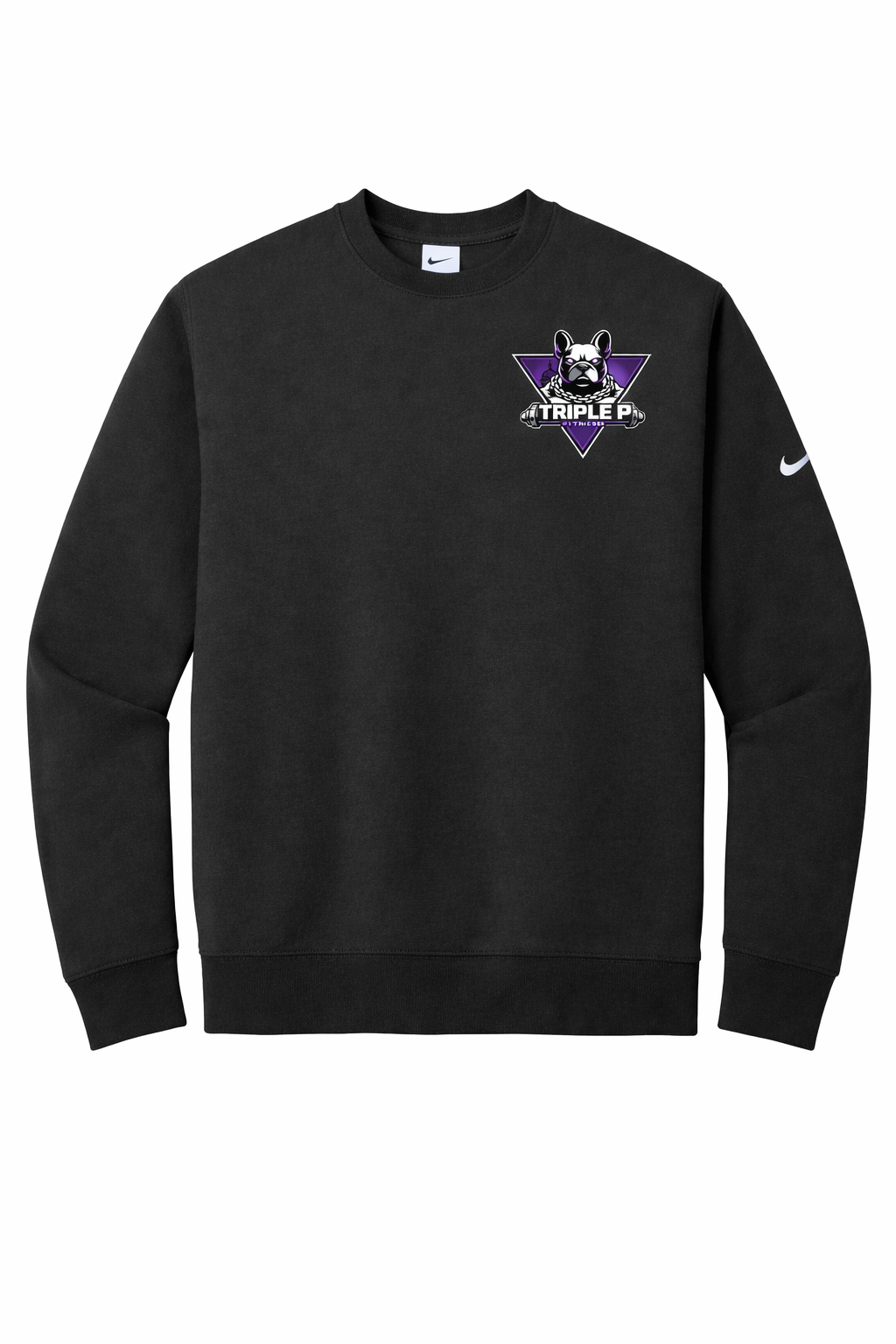 Nike Club Fleece Sleeve Swoosh Crew